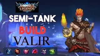 VALIR SEMI-TANK BUILD | MOBILE LEGENDS BANG BANG | Derks Official