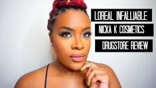 Loreal Infallible Nicka K Cosmetics Drugstore Review