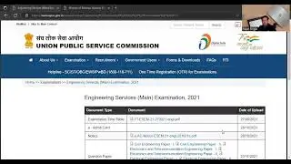 UPSC ESE--2021 Branch wise Cut offs after Reserve List