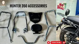 Hunter 350 Saddle Stay & Top box Carrier | Hunter 350 Accessories | Bike Modifications