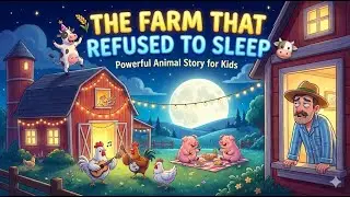 The Farm That Refused to Sleep 🌾🐮 | Powerful Animal Story for Kids