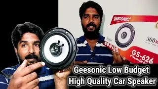 Geesonic Gs 626 coaxial car speakers | low budget high quality speakers | SJ | #geesonic #carspeaker