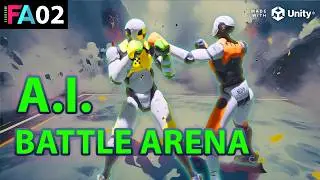 [FA02] TUFF (Boxer) vs RUFF (Boxer) | Physicsally Simulated AI Robots | Fighting AI Agents
