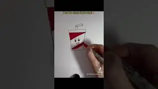 Drawing Soda cup!🥤#easydrawing #drawing #drawingtutorial #draw #soda #easydraw #popart #painting