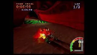 Consiguiendo GOD Times y practicando SC (glitch) - CTR (Mednafem)