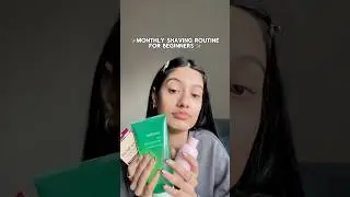 How to shave your face🪒| For beginners ✨ #shaving #hairremoval