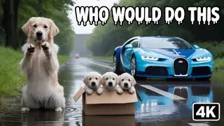 Hero rescues abandoned dog and puppies - A heartwarming story. #animalrescue #dogrescue #pets #dog