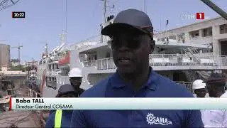 NAVIRE ALINE SITOÉ DIATTA : Réparation en cours au port de Dakar