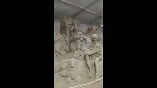 Fellini 100  Presepe di sabbia Rimini 2019