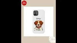Custom Cartoon Dog Phone Case &ndash; Personalized Pup Protection