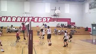 Harriet Eddy vs Joseph Kerr MS - Volleyball 4/21/22 Eddy wins 4-0