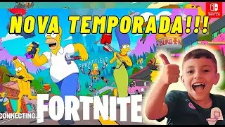 &ldquo;EVENTO DA NOVA TEMPORADA FORTNITE x THE SIMPSONS! O PORTAL DE SPRINGFIELD FOI ABERTO! 😱🔥&rdquo;