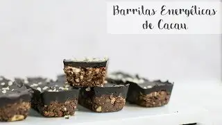 BARRITAS ENERGÉTICAS DE CACAU | Vegan + Sem Glúten