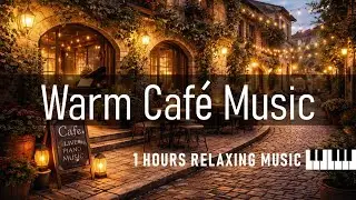 Warm Caf&eacute; Piano - 1 Hour Cozy Instrumental with Cello & Drums