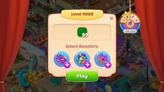 Reached Level 4000 in Homescapes !! 🥳✨🎉