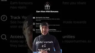 Instagram Reels Bonus 🎁 #InstagramReels #Bonus #Monetized