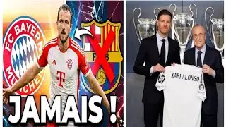 Harry Kane n'envisage pas de quitter le Bayern Munich&bull;&bull;&bull; Le Real Madrid r&eacute;conforte Xabi Alonso