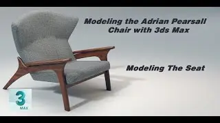 Modeling The Adrian Pearsall Chair Seat with #3dsMax