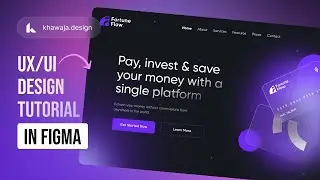 UI/UX Design for Finance Websites: Hero Section Speed Art (Payment & Investment)