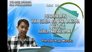 Pendahuluan TGTL GKJ  |  Pelangi Wacana 38