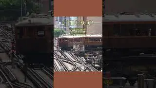 Chicago&rsquo;s vintage train returned for a special day, ending with a spectacular L-curve! #chicago