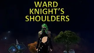 GW2 - Ward Knight's Shoulders (Wizard's Vault Reward)