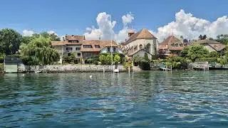 En voyage de Nyon &agrave; Coppet avec les bateaux de la CGN
