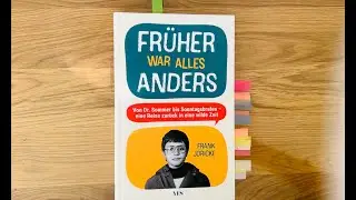 Fr&uuml;her war alles anders Buch/Sachbuch/Reise in die Vergangenheit/90er/00er/Generationen/Ver&auml;nderung