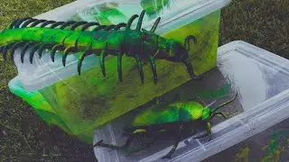 Painting Creepy Insects and Containment Bins | The End Haunted House Build 2018 | Part 7