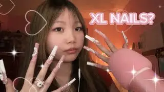 ASMR | Doing Triggers With EXTRA LONG nails (lots of tapping & scratching)