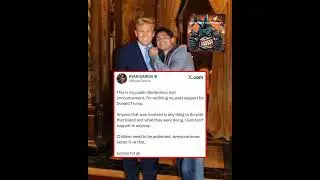 Ryan Garcia said he doesn't support Trump anylonger #trump #youtubeshorts #president #usa #trending