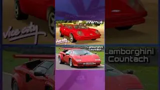 GTA Vice City Cars In Real Life (Sports Edition) | #GTAViceCity #Shorts