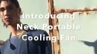 Sports Hanging Neck Portable Lazy Folding Handheld Fan on Shopee