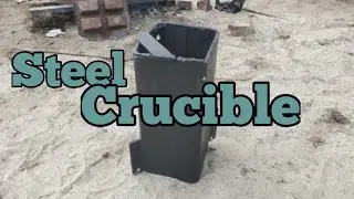 Making The Metal Crucible for the foundry workshop