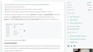 Coding Exercise - Frequency Queries