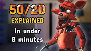 How to BEAT Fnaf 50/20 explained in UNDER 8 MINUTES