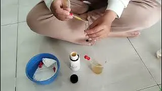 Uji dengan pereaksi FeCl3 pada Ekstrak Daun Jambu Biji
