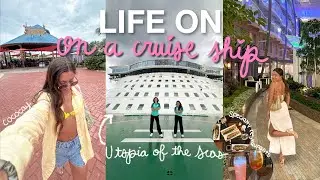 LIFE ON UTOPIA OF THE SEAS 🏝️ work duties, new hobbies, specialty dining, current gym routine