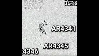 Daily Sunspots: Jan 16, 2026 #PinoAstro
