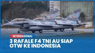 Penampakan Tiga Jet Tempur Rafale F4 TNI AU Bersiap Terbang ke Indonesia
