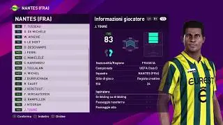 eFootball PES 2020 (PS4) - NANTES CLASSIC ALL TIME XI (81/100)