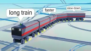 I Used a FAST Longest Train on Roblox Cart Ride BUT I Can't Slow down