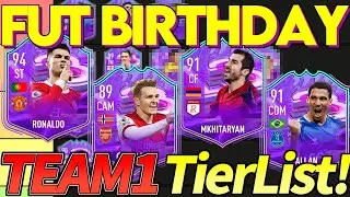 [FIFA22] FUT BIRTHDAY TEAM1 All Player Rating Tier List!