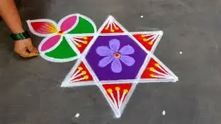 Thaipusam 2026 special kolam|5*3 thai kiruthigai beautiful kolam| pandaga muggulu| Amazing rangoli
