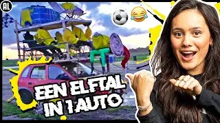 BOUW EEN AUTO WAAR JE HELE ELFTAL IN PAST 😎 - CHECKPOINT JONGENS TEGEN DE MEIDEN - CHECKPOINT