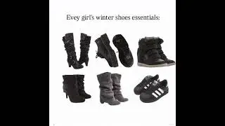 Girl's shoes: #wintershoes #shoes #sneakers #boots #winteressentials #shoesfashion