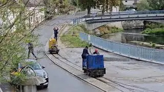 #Schmalspurbahn MATHILDA vom STOI hat Besuch und f&auml;hrt am 21. Oktober 2023 durch #Rechtenstein