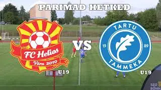 V&otilde;ru FC Helios U19 vs Tartu JK Tammeka U19 2-2 Parimad hetked (06.09.2022)