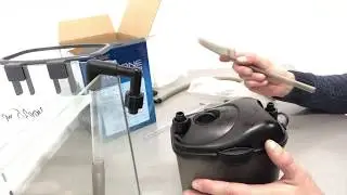 Resun Micro CY-20 наружный канистровый био фильтр для нано-аквариума.  до 60 л