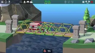 3 Solutions 1-13 Redraw [Poly bridge 2]